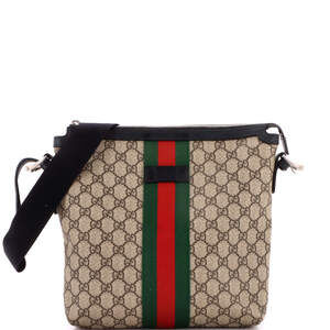 Gucci Web Messenger Bag Gg Coated #244979G96B